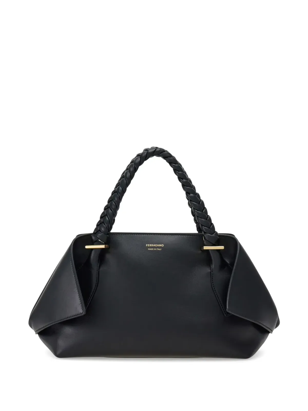 Ferragamo 小型スカーフ付きトートバッグ - ブラック - 画像1