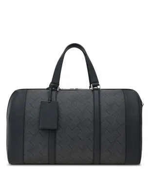 Ferragamo モノグラムプリント ダッフルバッグ グレー - サムネイル1