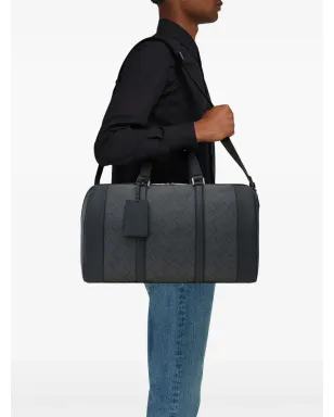 Ferragamo モノグラムプリント ダッフルバッグ グレー - サムネイル3