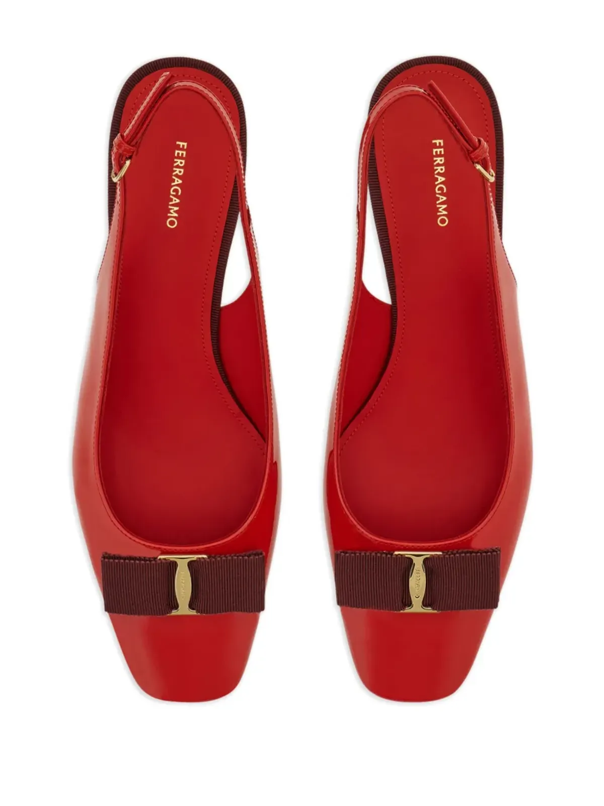 Ferragamo 30mm Vara パンプス - レッド - 画像4