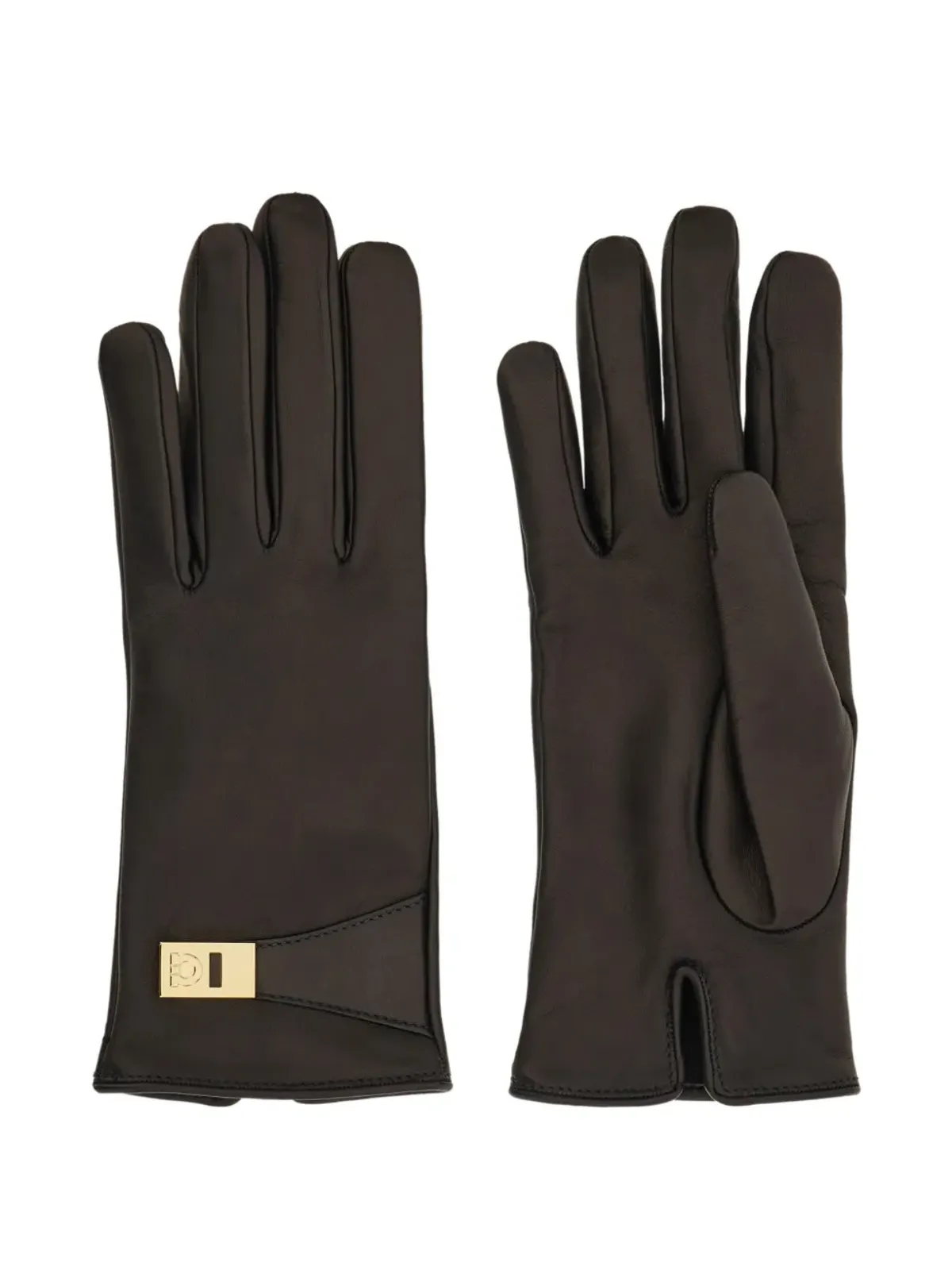 Ferragamo グローブ バックル付き ブラック - 画像1