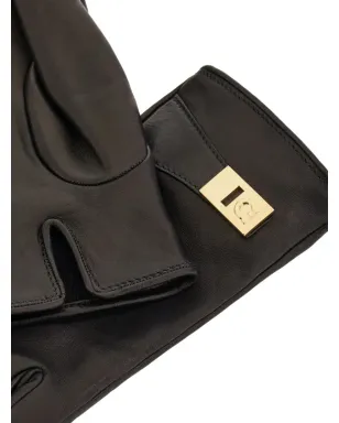 Ferragamo グローブ バックル付き ブラック - サムネイル4