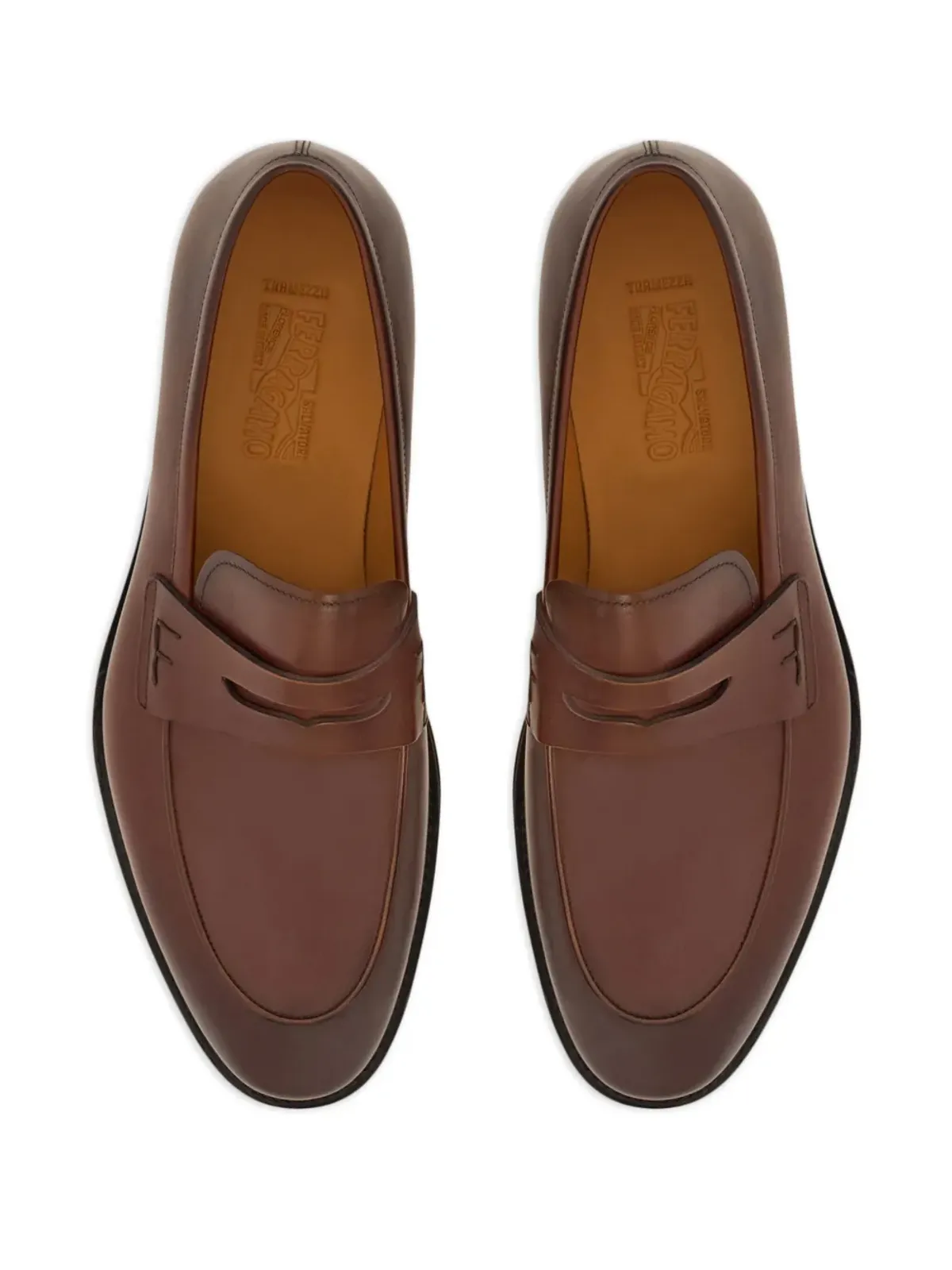 Ferragamo Tramezza ローファー - ブラウン - 画像3