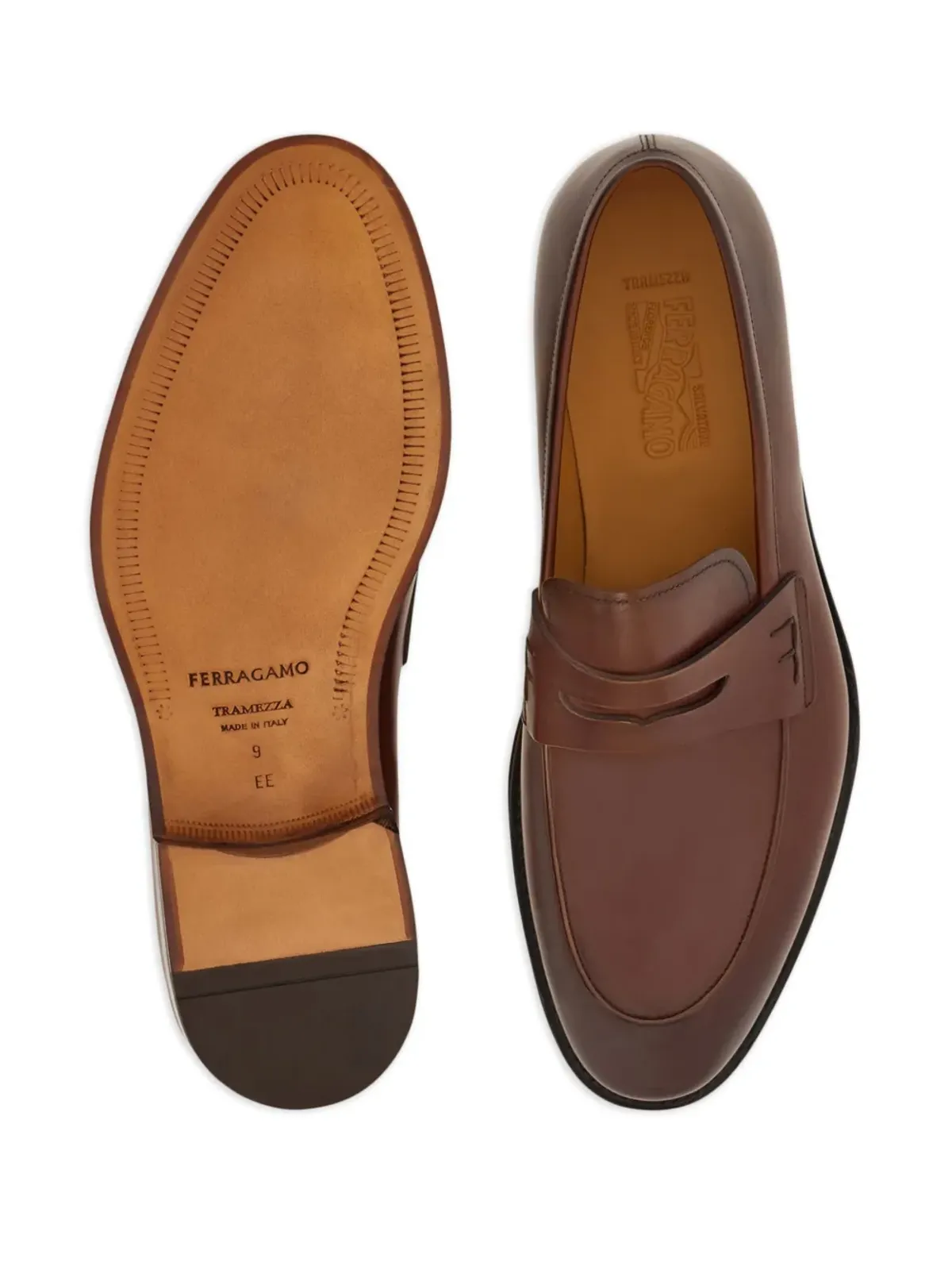 Ferragamo Tramezza ローファー - ブラウン - 画像4