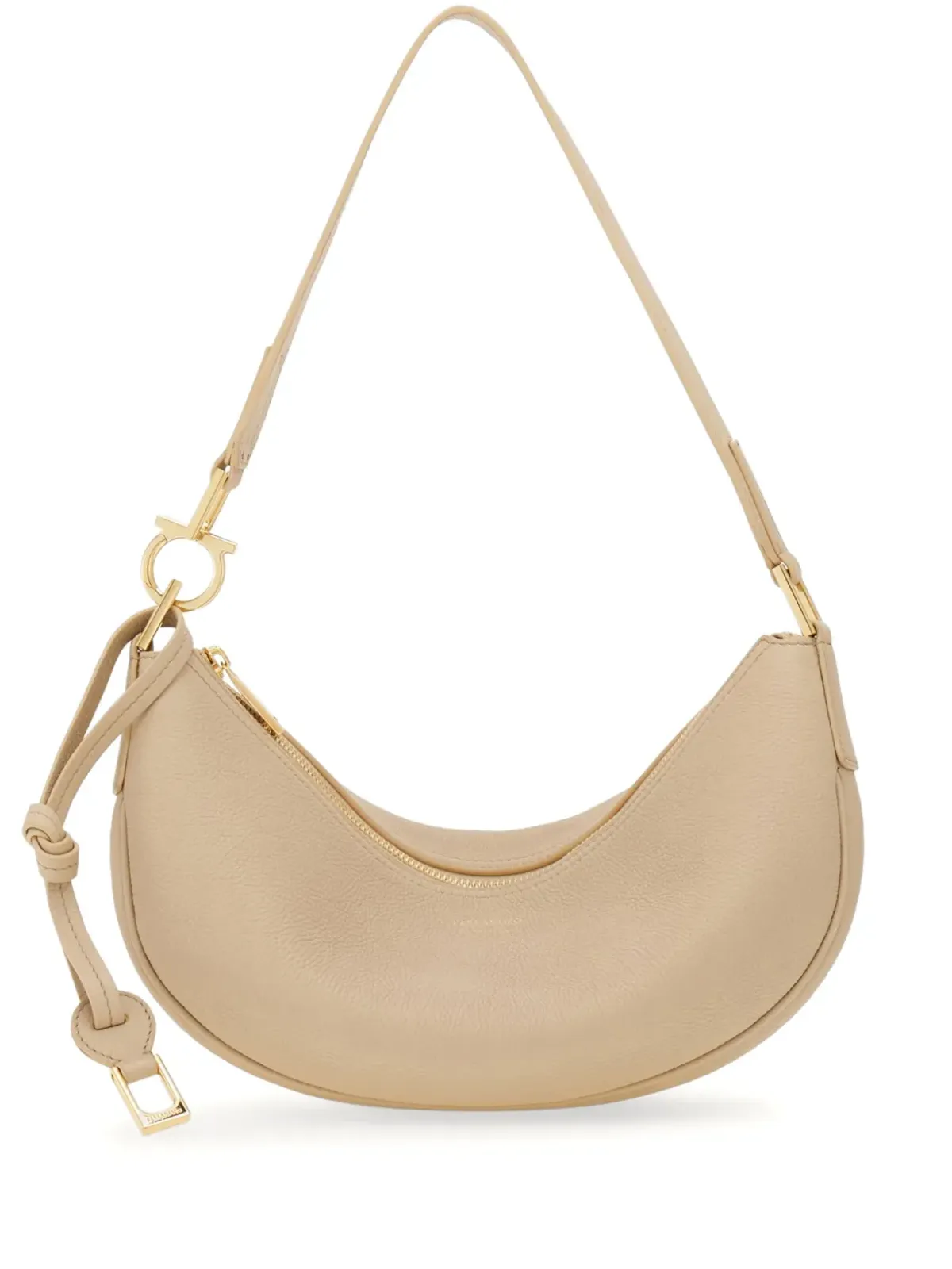 Ferragamo 小型ホーボーショルダーバッグ - ニュートラルカラー - 画像1