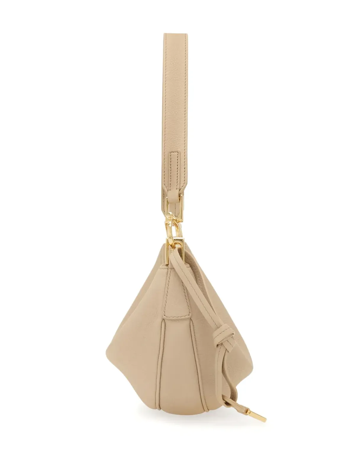 Ferragamo 小型ホーボーショルダーバッグ - ニュートラルカラー - 画像5