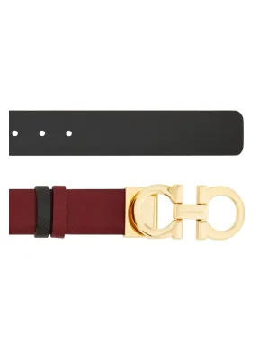 Ferragamo リバーシブル ガンチーニバックル ベルト レッド - サムネイル2