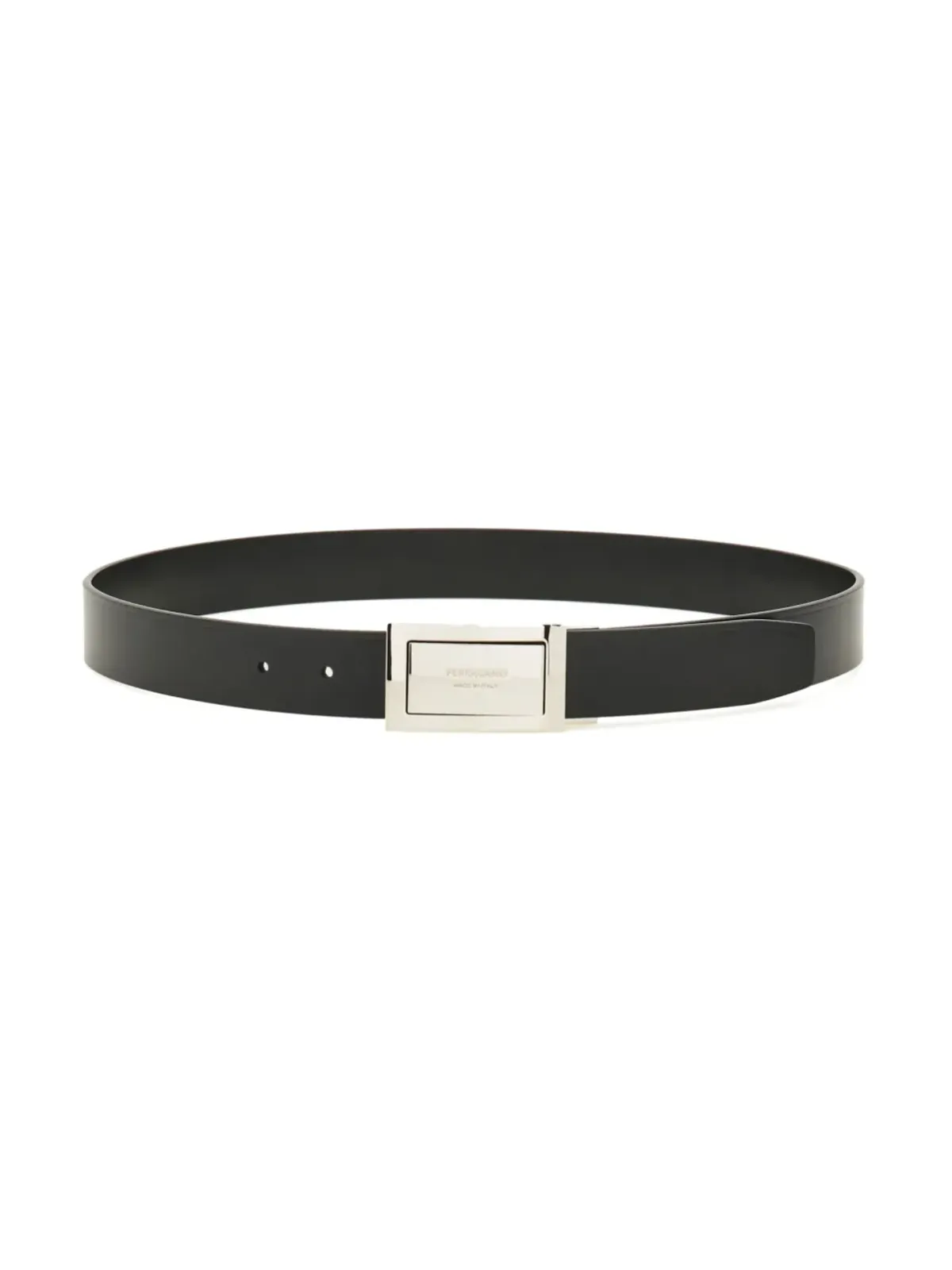 Ferragamo リバーシブルバックル レザーベルト ブラウン - 画像3