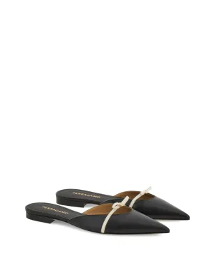Ferragamo ミニボウ ミュール - ブラック - サムネイル2