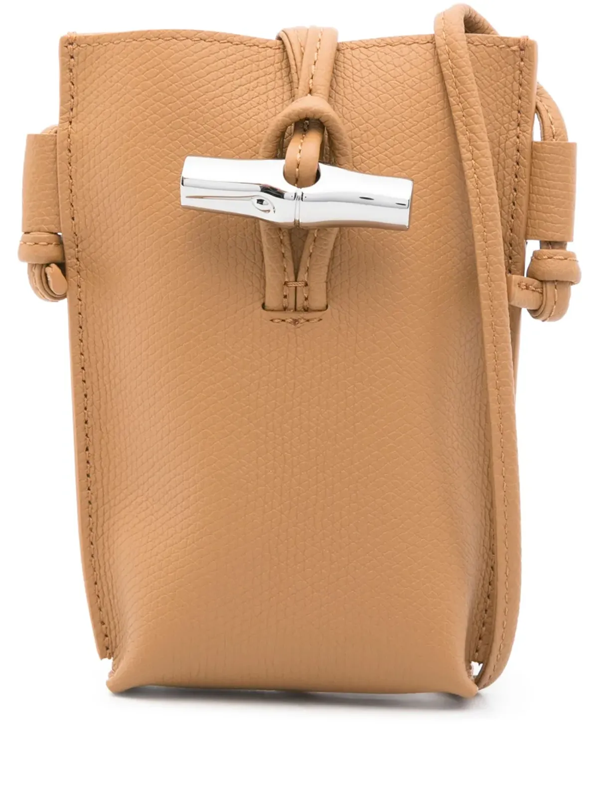 Longchamp Le Roseau スマホケース ブラウン - 画像1