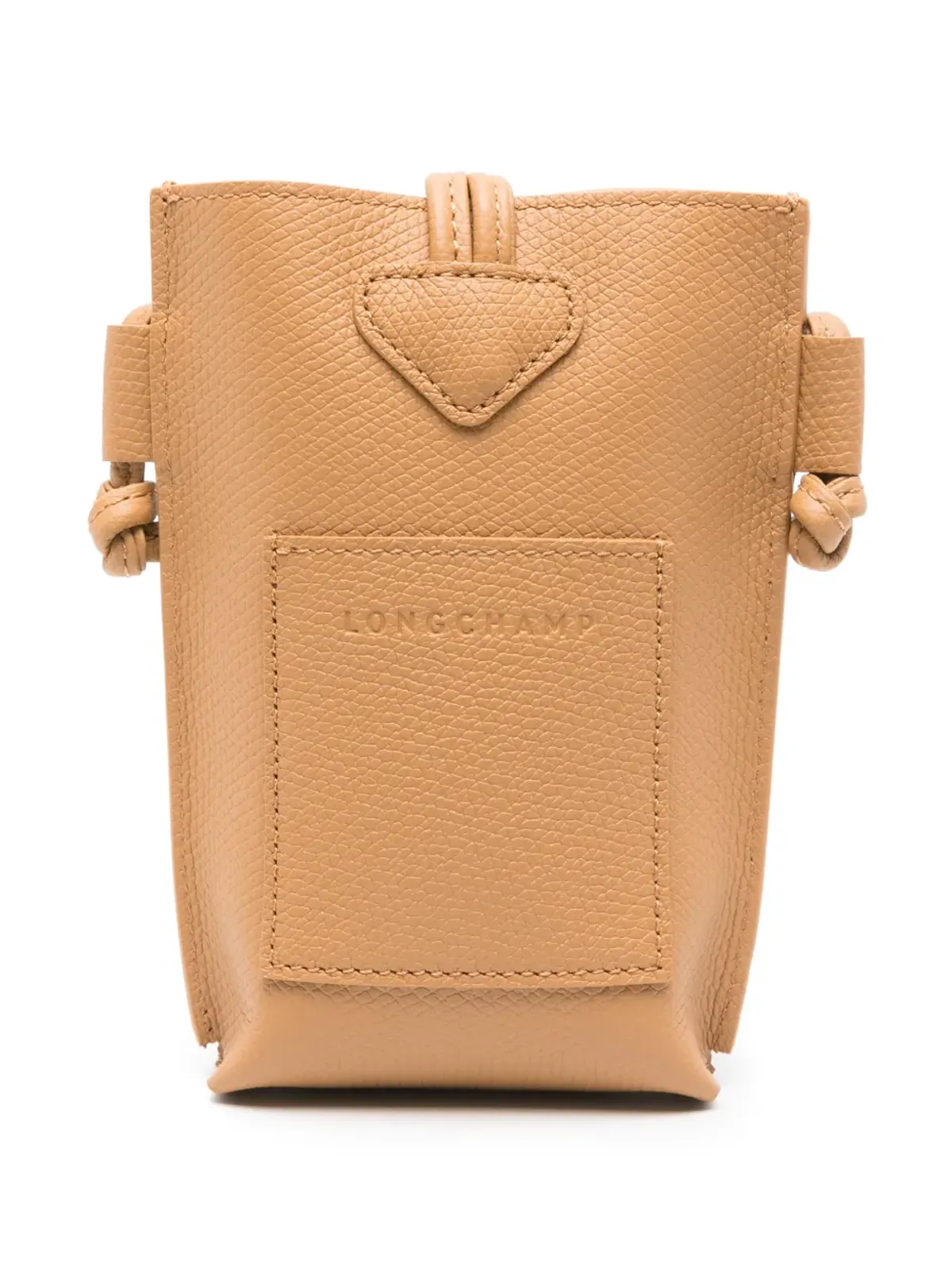 Longchamp Le Roseau スマホケース ブラウン - 画像2