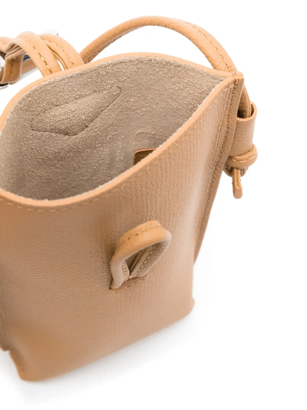 Longchamp Le Roseau スマホケース ブラウン - 画像3