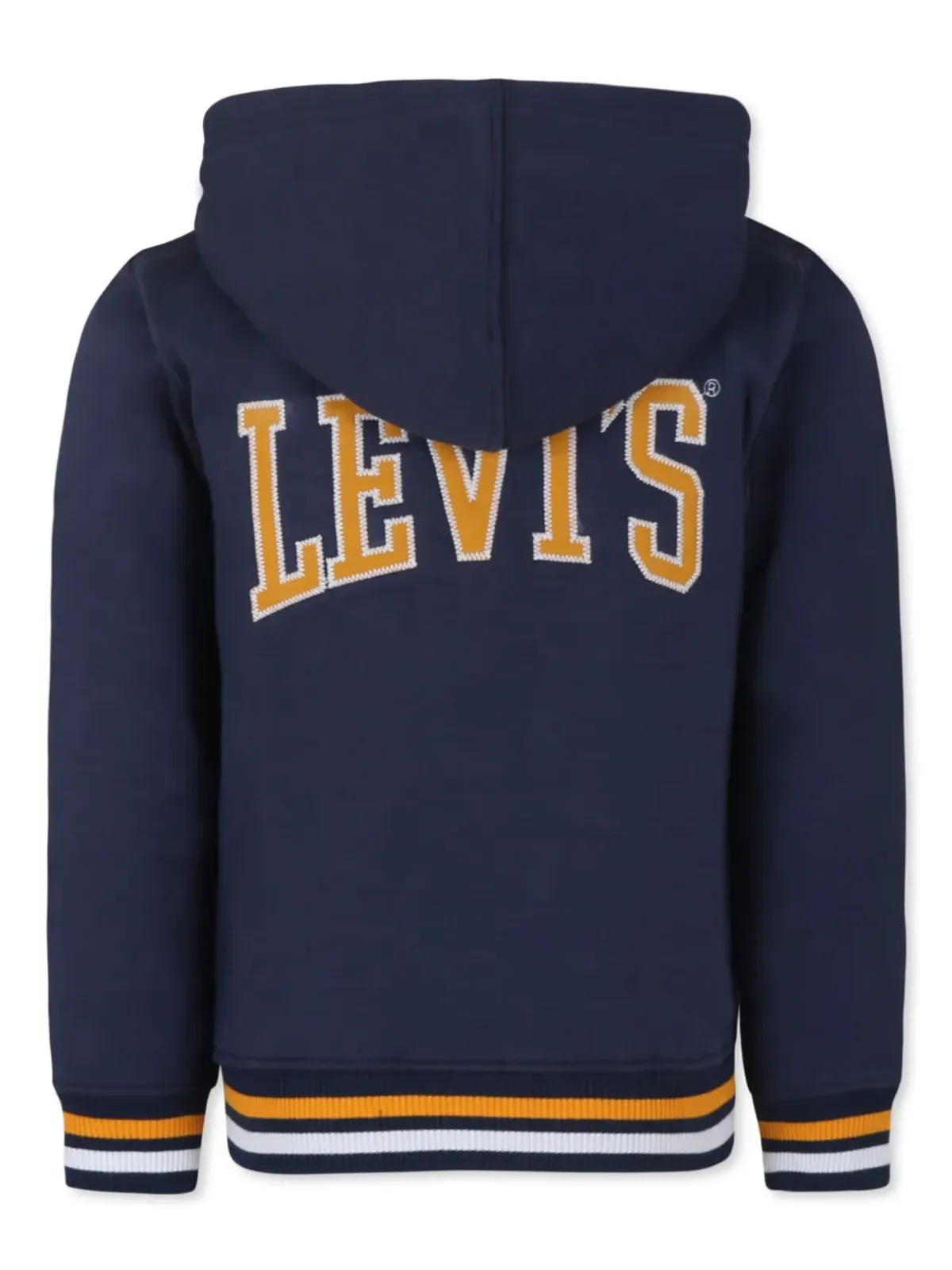 Levi's Kids ロゴパッチ コットンブレンド フーディー - 画像2