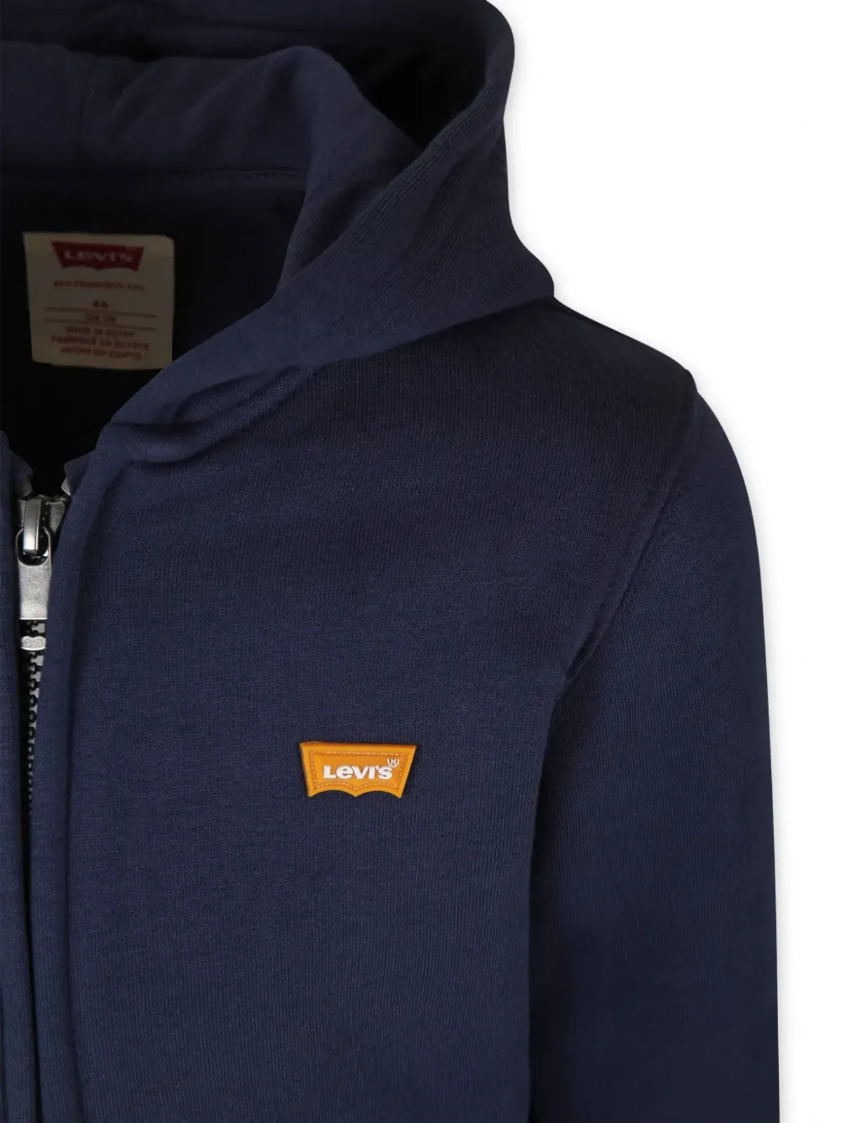 Levi's Kids ロゴパッチ コットンブレンド フーディー - 画像3