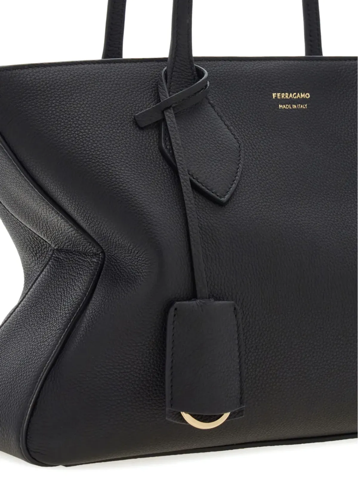 Ferragamo ジップ付き トートバッグ - ブラック - 画像5