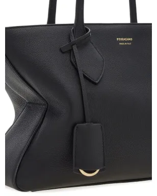 Ferragamo ジップ付き トートバッグ - ブラック - サムネイル5
