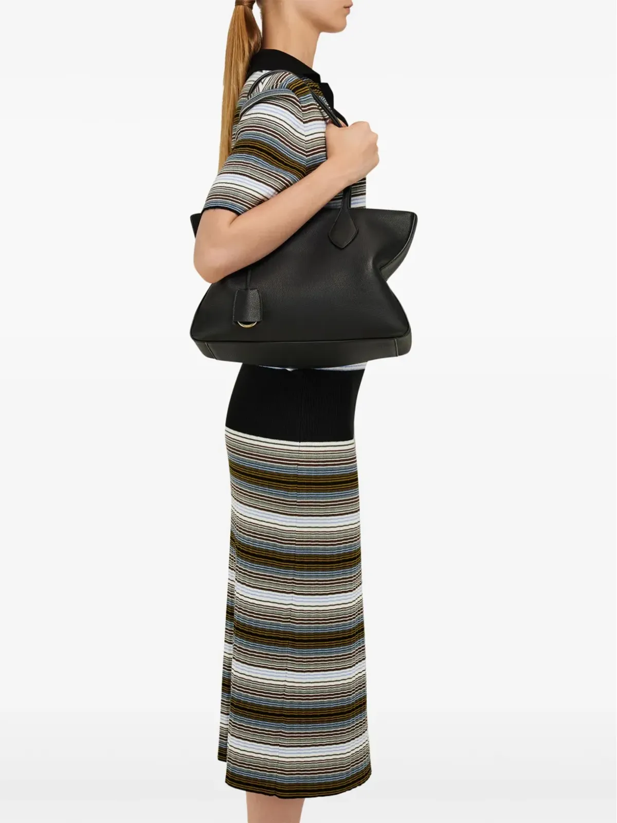 Ferragamo ジップ付き トートバッグ - ブラック - 画像2