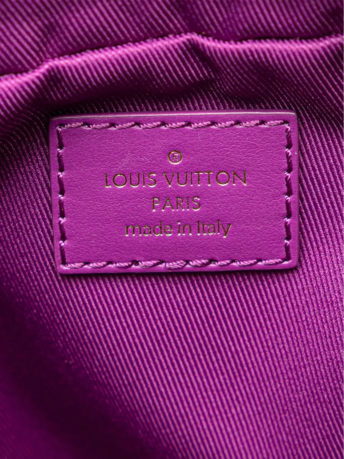 Louis Vuitton ビンテージ 2019年 モノグラム デニム アウトドア ベルトバッグ - パープル - 画像5