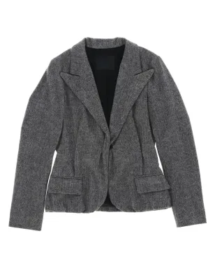 Lanvin ビンテージ 2008 ヘリンボーン ブレザー グレー - サムネイル1