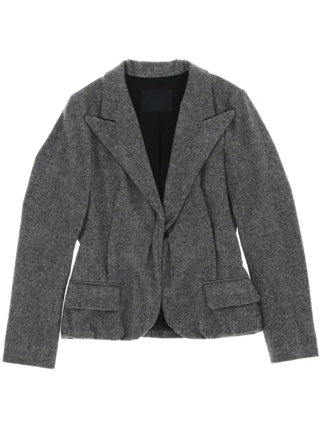 Lanvin Pre-Owned Lanvin ビンテージ 2008 ヘリンボーン ブレザー グレーの商品画像