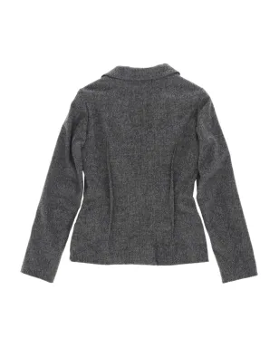 Lanvin ビンテージ 2008 ヘリンボーン ブレザー グレー - サムネイル2