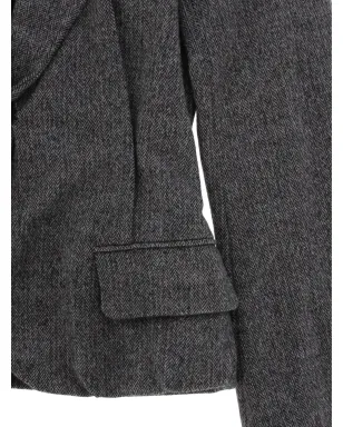 Lanvin ビンテージ 2008 ヘリンボーン ブレザー グレー - サムネイル3