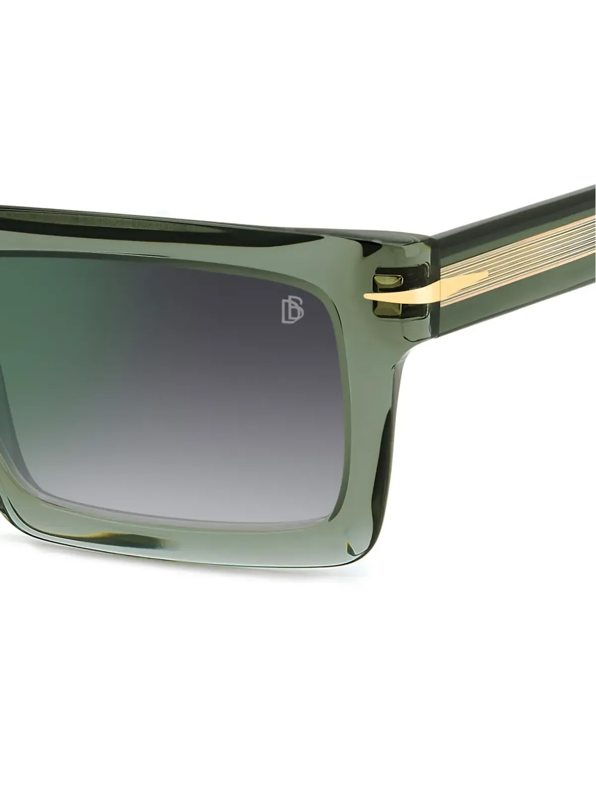 Eyewear by David Beckham 長方形フレームサングラス - 画像4