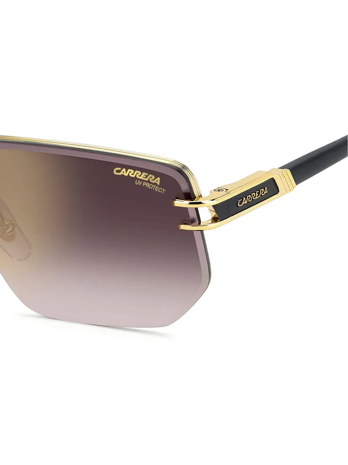 Carrera 幾何学的フレームサングラス - 画像5