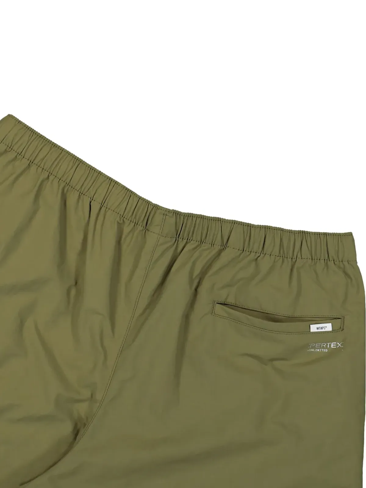 WTAPS エラスティックロゴプリント ショーツ - グリーン - 画像5