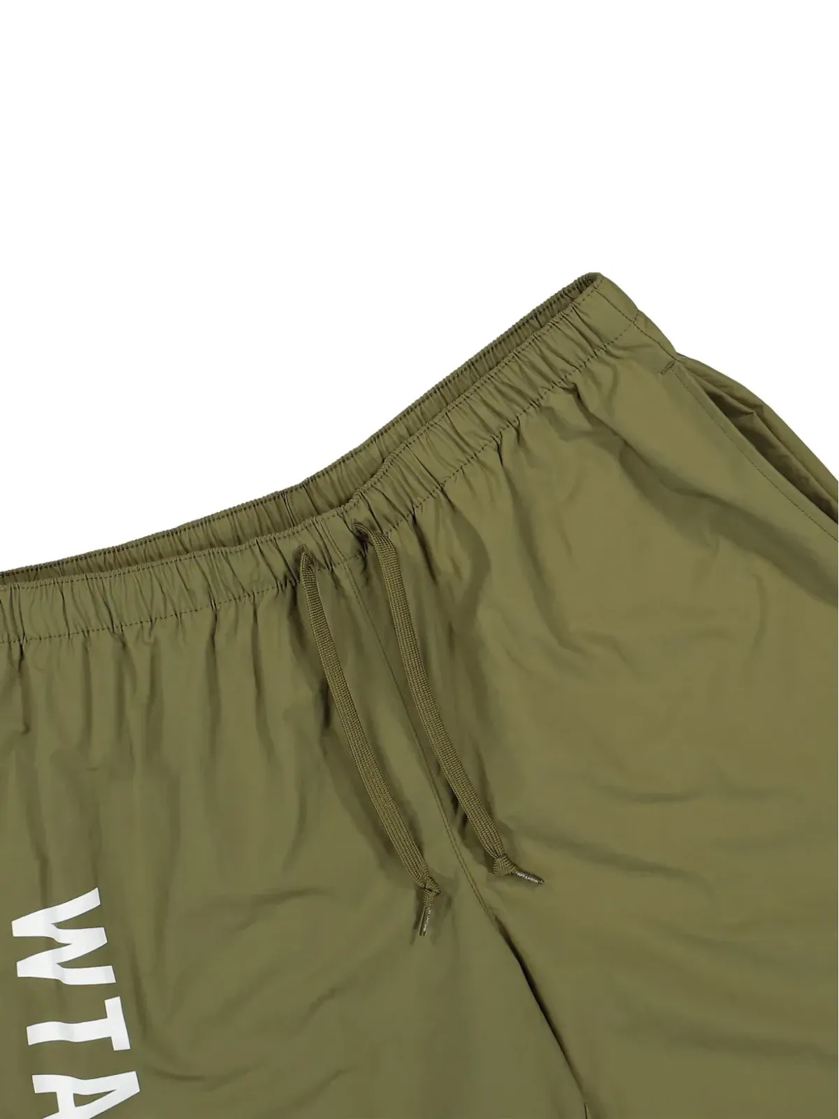 WTAPS エラスティックロゴプリント ショーツ - グリーン - 画像4