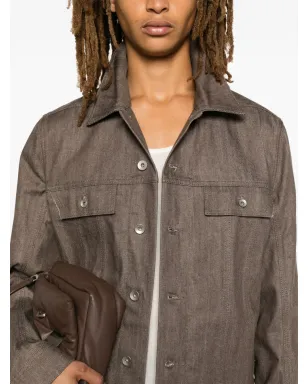 Rick Owens DRKSHDW トラッカー ジャケット - ブラウン - サムネイル5