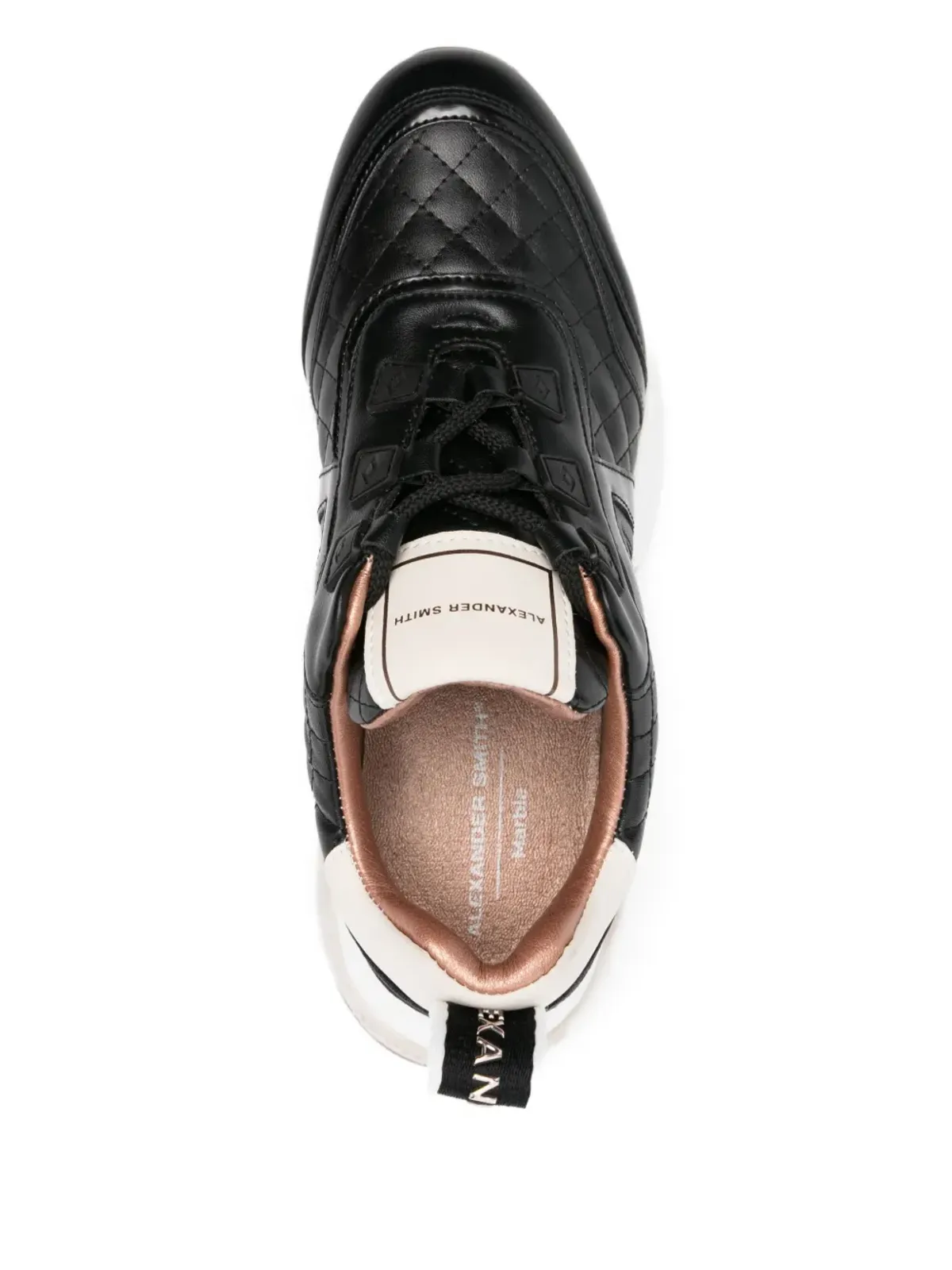 Alexander Smith Marble leather sneakers - Black - 画像4