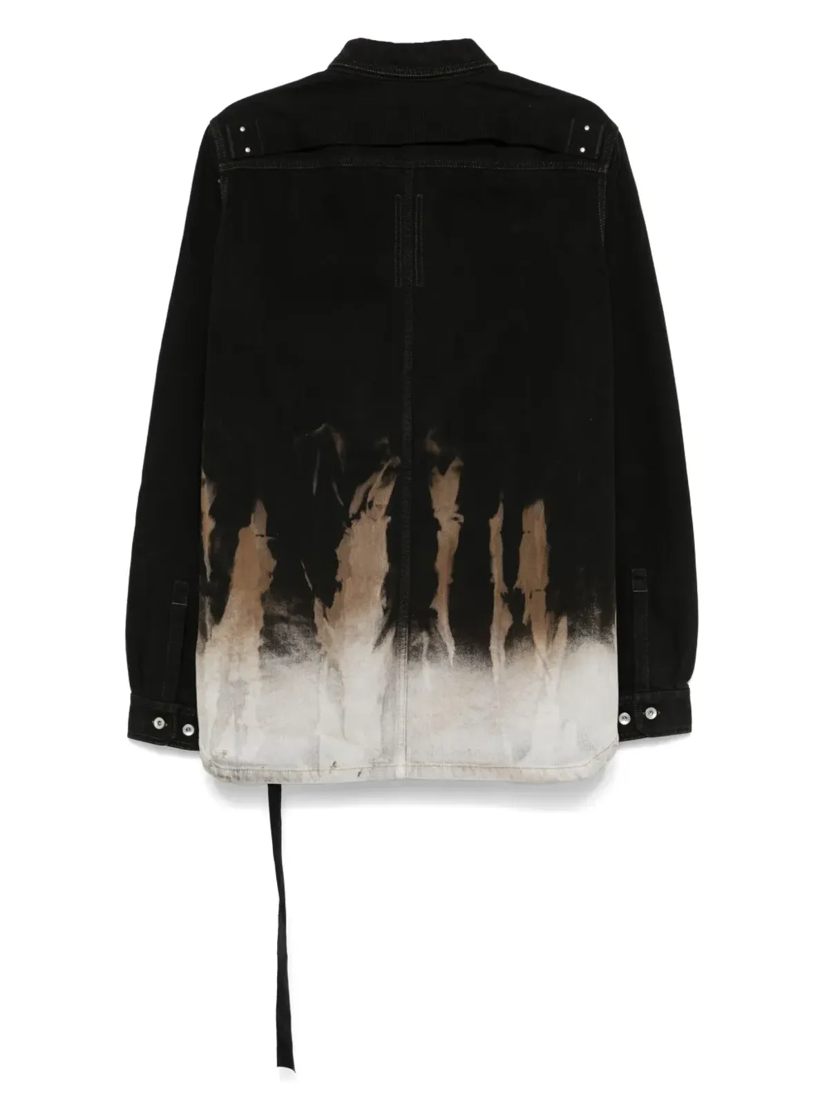 Rick Owens DRKSHDW デニムオーバーシャツ ブラック - 画像2