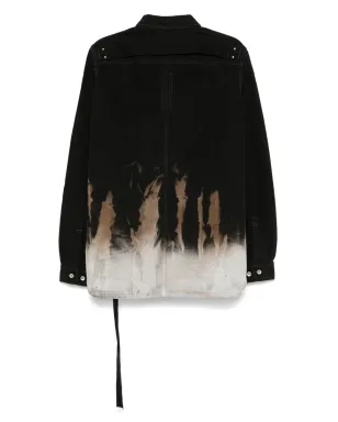 Rick Owens DRKSHDW デニムオーバーシャツ ブラック - サムネイル2