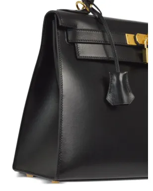 Hermès ビンテージ 2003 Kelly 28 Sellier ショルダーバッグ - サムネイル3