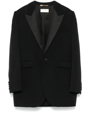 Saint Laurent タキシードジャケット ブラック - サムネイル1