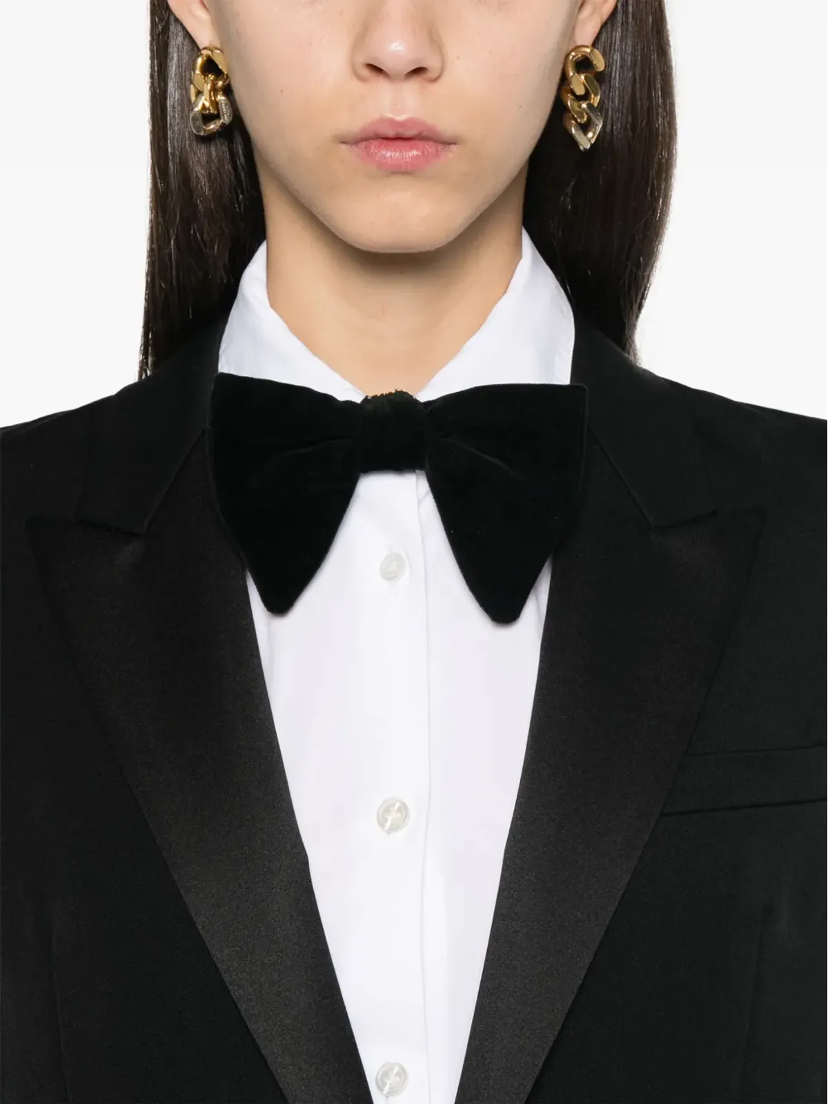 Saint Laurent タキシードジャケット ブラック - 画像5