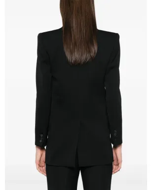 Saint Laurent タキシードジャケット ブラック - サムネイル4