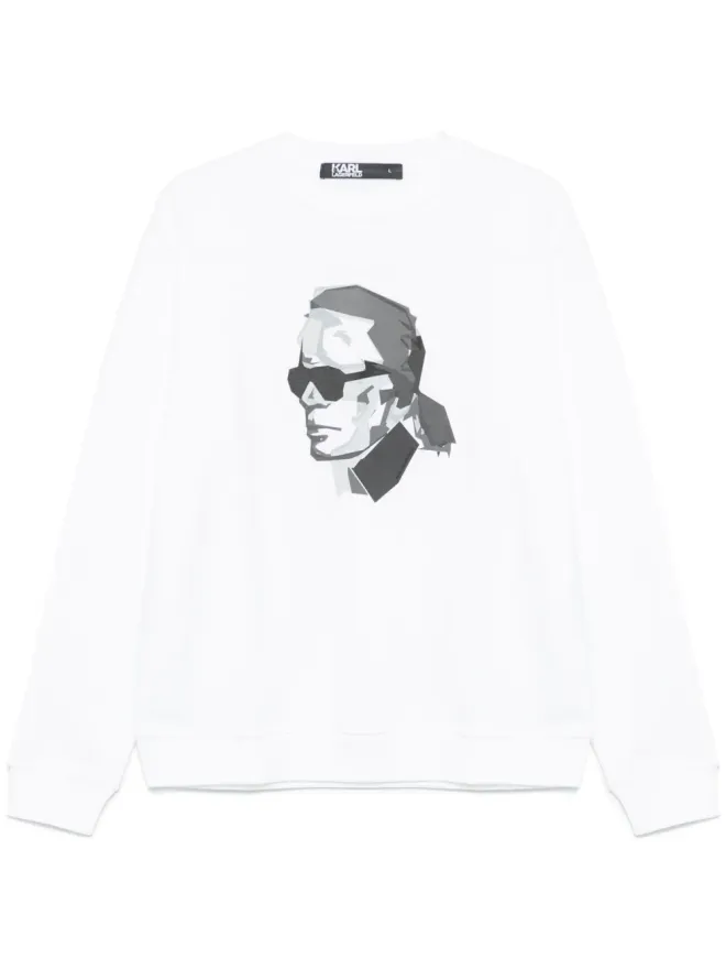 Karl Lagerfeld Karl Lagerfeld ロゴが浮き出たスウェットシャツの商品画像
