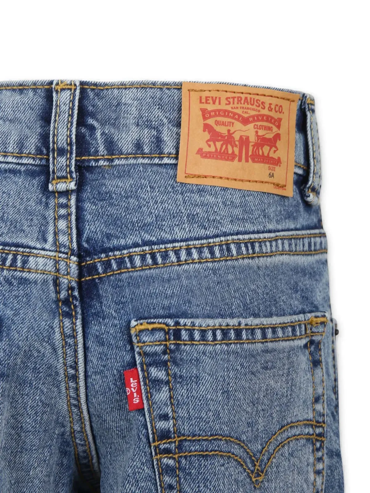Levi's Kids ストレートレッグデニムジーンズ - 画像3
