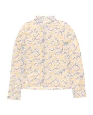 Prada ビンテージ 2000年代 花柄プリントシャツ イエロー - サムネイル2