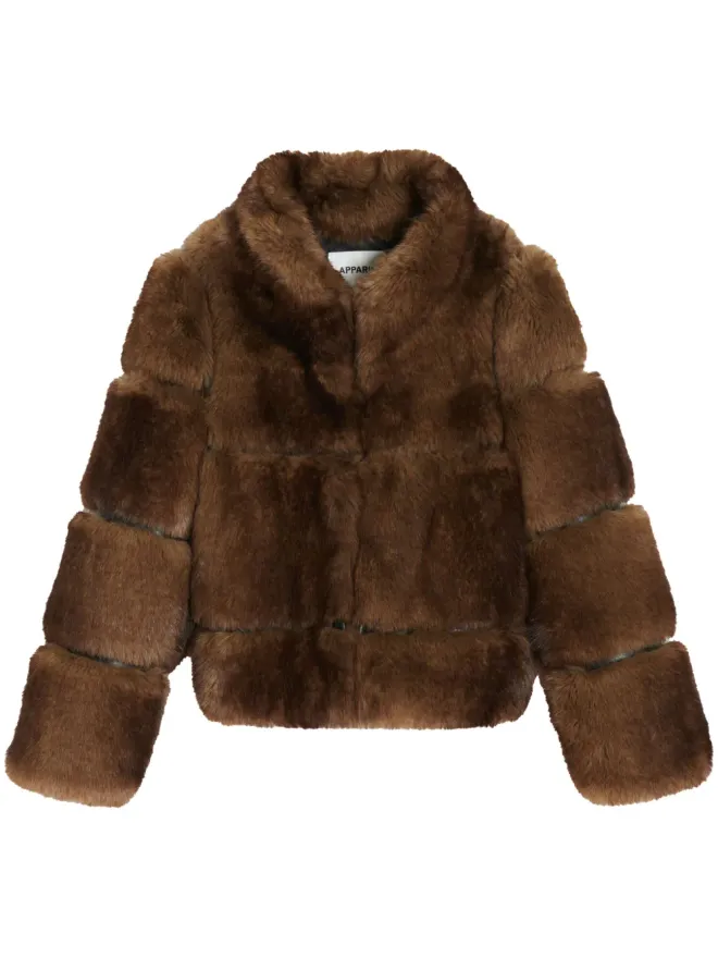 Apparis Apparis Sai faux-fur jacket - Brownの商品画像