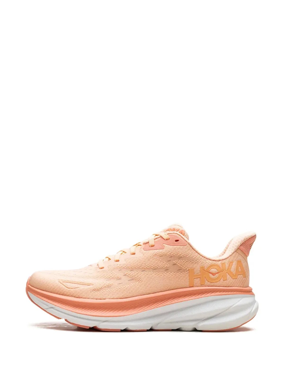 HOKA Clifton 9 オレンジ スニーカー - 画像5