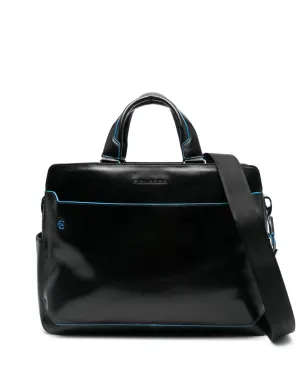 PIQUADRO ロゴアップリケ ラップトップバッグ - ブラック - サムネイル1