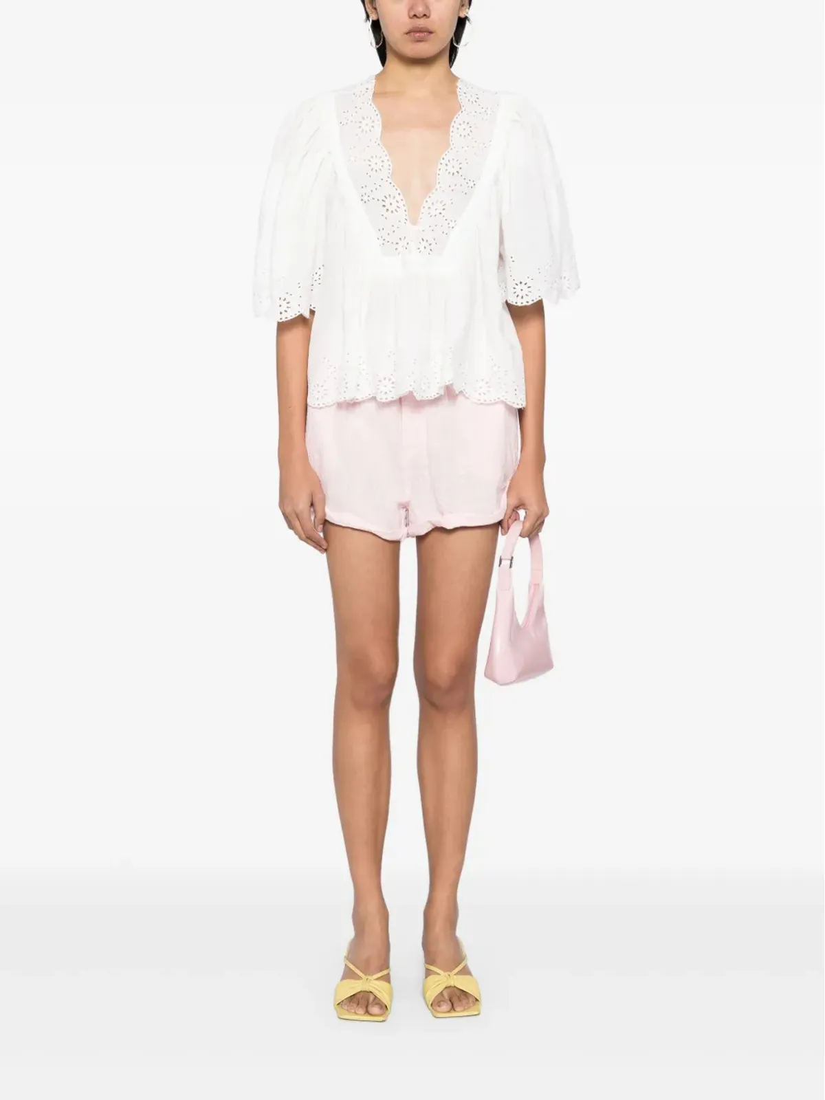 Free People コスタ アイレット トップ - 画像2