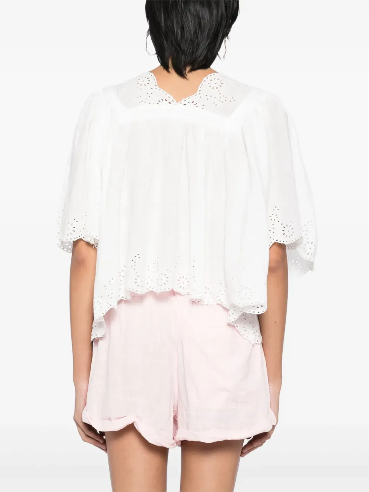 Free People コスタ アイレット トップ - 画像4