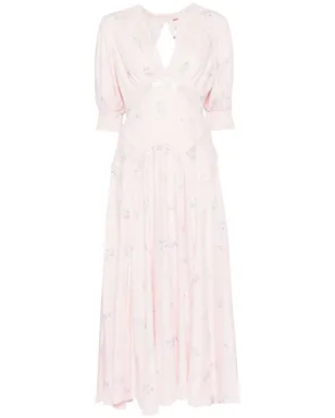 Free People スティル・イン・ラブ・ドレス ピンク - サムネイル1