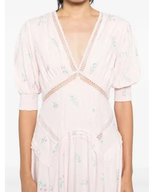 Free People スティル・イン・ラブ・ドレス ピンク - サムネイル5