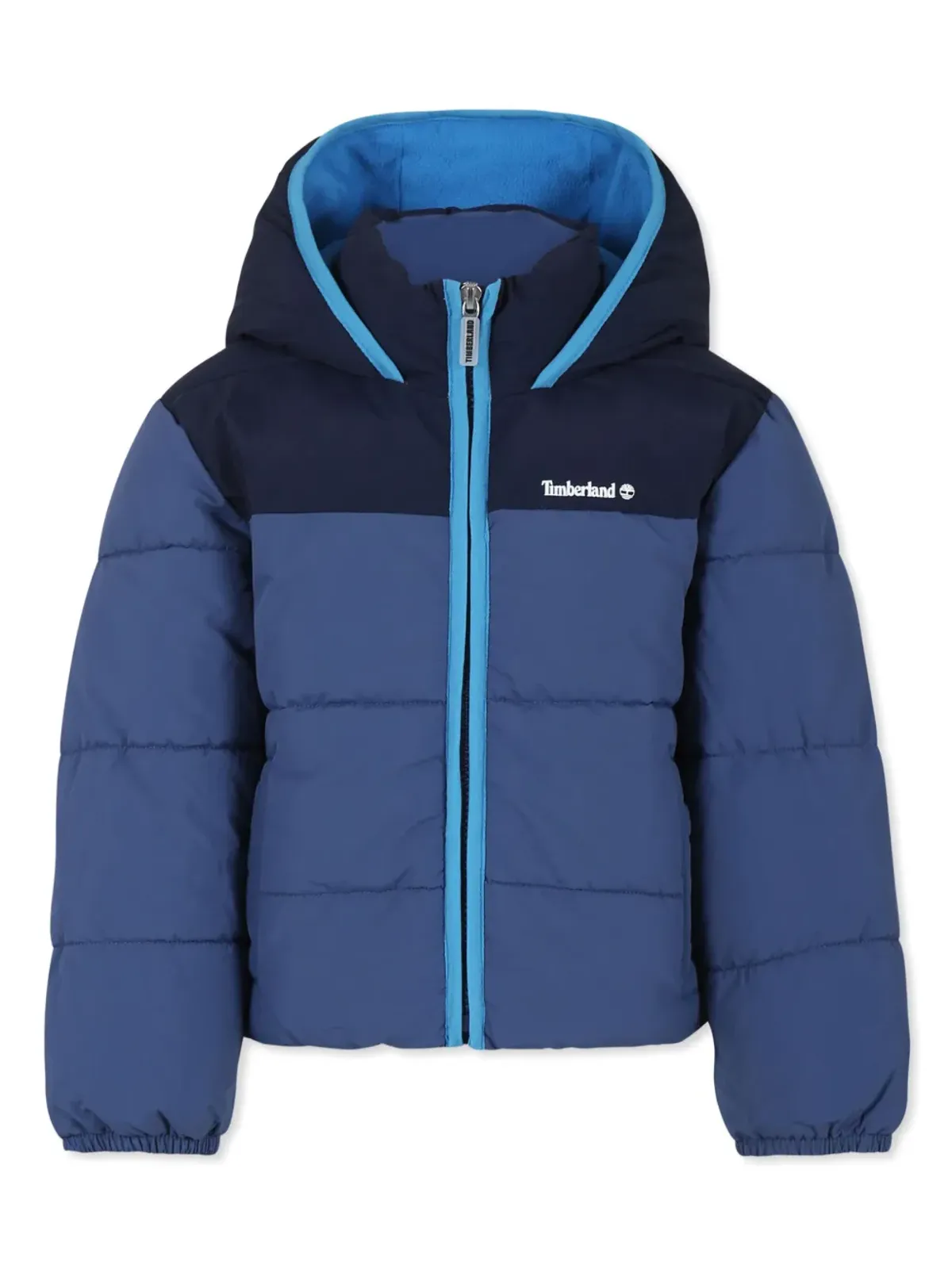 Timberland Kids パディッドフード付きジャケット - Blue - 画像1