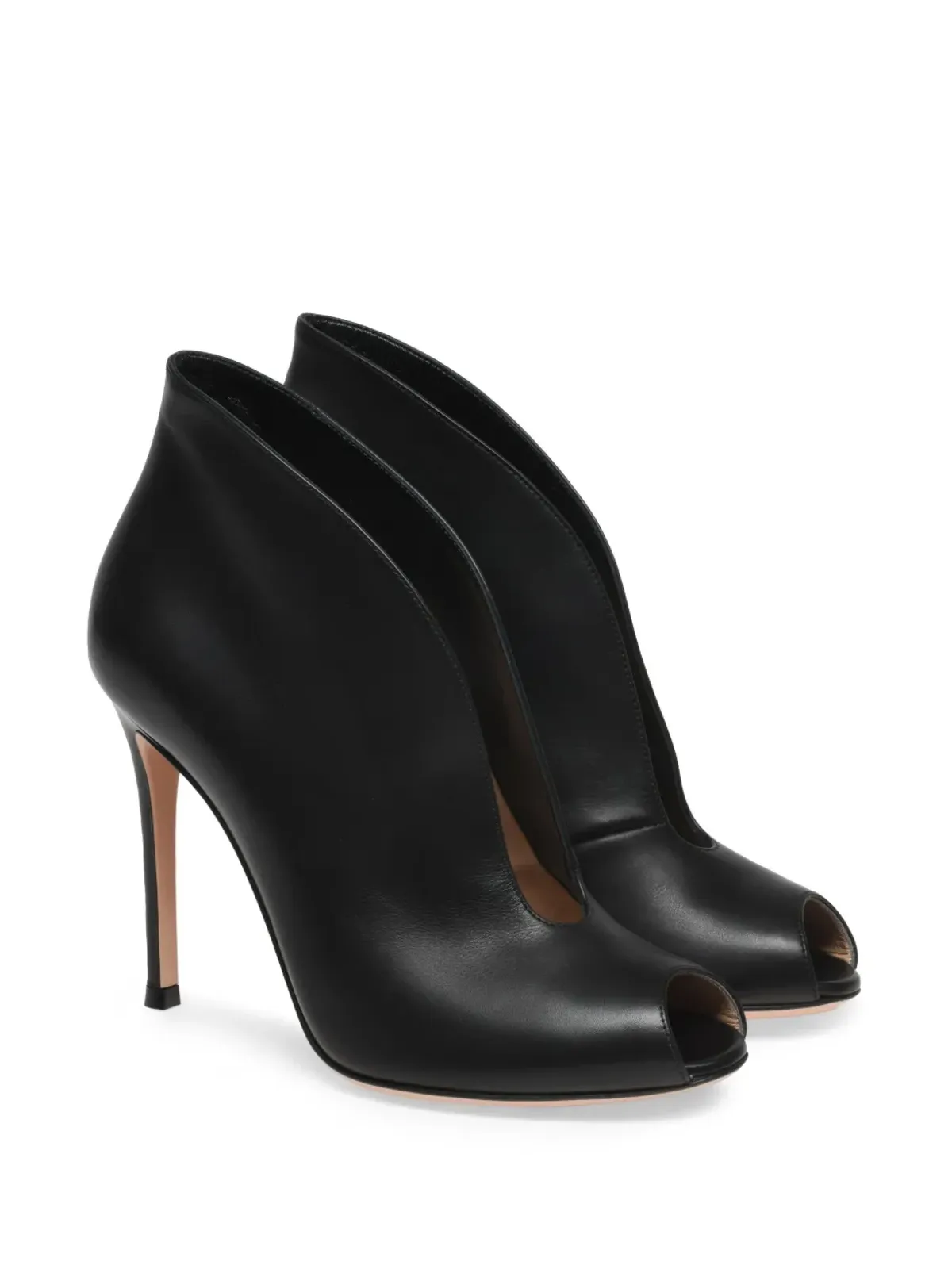 Gianvito Rossi 105mm ヴァンプパンプス - ブラック - 画像2